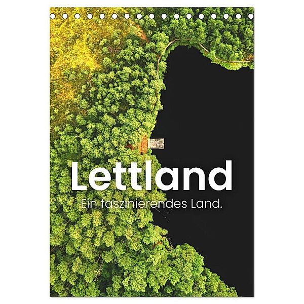 Lettland - Ein faszinierendes Land. (Tischkalender 2024 DIN A5 hoch), CALVENDO Monatskalender, SF