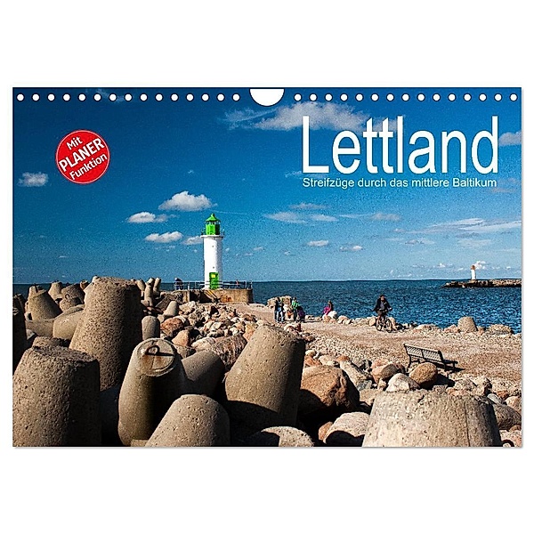 Lettland - Streifzüge durch das mittlere Baltikum (Wandkalender 2024 DIN A4 quer), CALVENDO Monatskalender, Christian Hallweger
