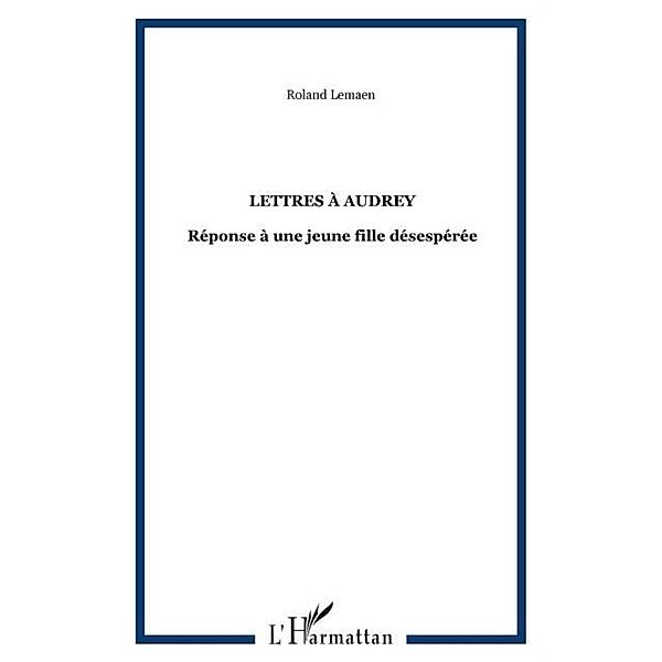 Lettres a audrey / Hors-collection, Lemaen Roland