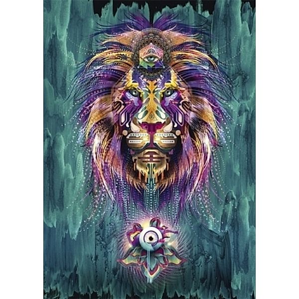 Leuchtender Löwe (Puzzle), Chris Saunders