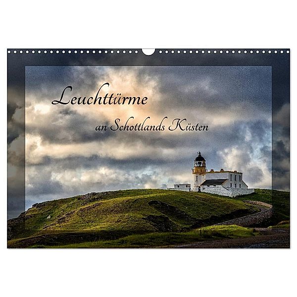 Leuchttürme an Schottlands Küsten (Wandkalender 2024 DIN A3 quer), CALVENDO Monatskalender, Bernd Rothenberger