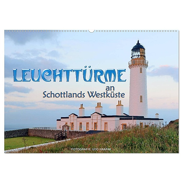 Leuchttürme an Schottlands Westküste (Wandkalender 2025 DIN A2 quer), CALVENDO Monatskalender, Calvendo, Udo Haafke