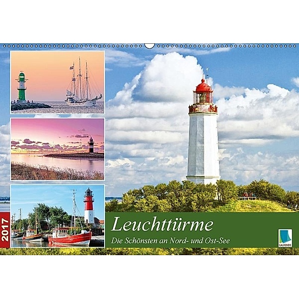 Leuchttürme: Die Schönsten an Nord- und Ostsee (Wandkalender 2017 DIN A2 quer), CALVENDO