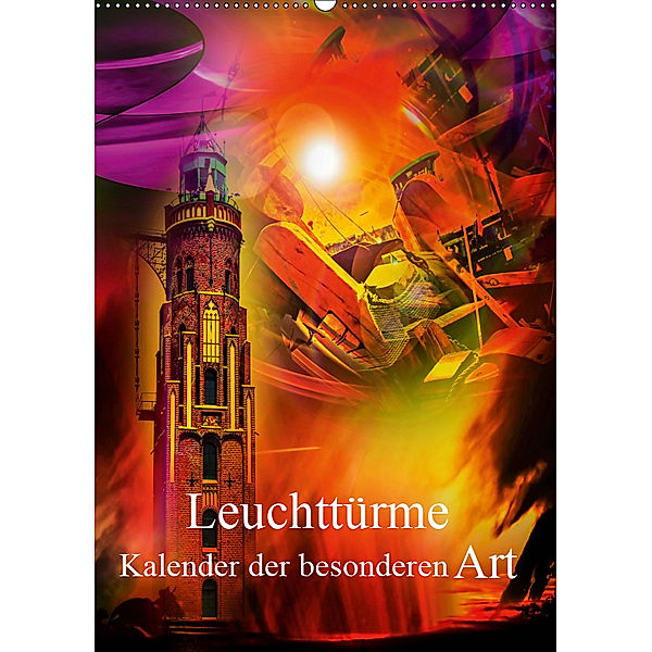 Leuchttürme Kalender der besonderen Art (Wandkalender 2019 DIN A2 hoch), Walter Zettl