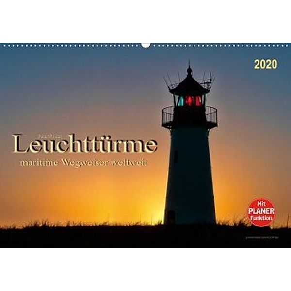 Leuchttürme - maritime Wegweiser weltweit (Wandkalender 2020 DIN A2 quer), Peter Roder