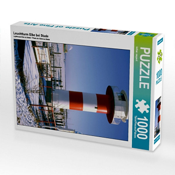 Leuchtturm Elbe bei Stade (Puzzle), lothar reupert