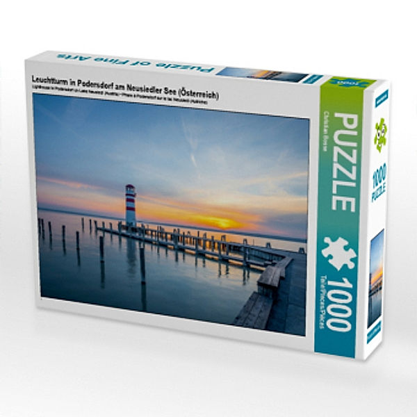 Leuchtturm in Podersdorf am Neusiedler See (Österreich) (Puzzle), Christian Bosse