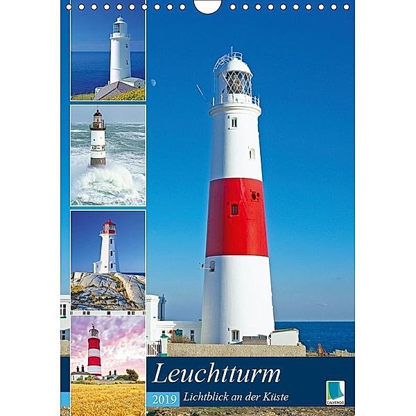 Leuchtturm: Lichtblick an der Küste (Wandkalender 2019 DIN A4 hoch), Calvendo