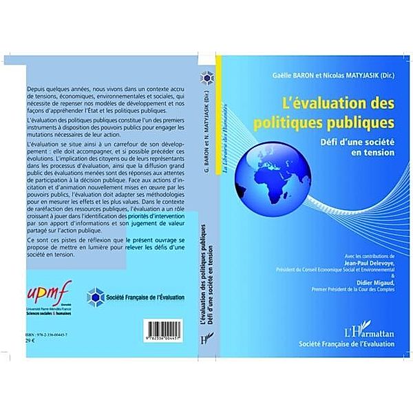 L'evaluation des politiques publiques / Hors-collection, Gaelle Baron