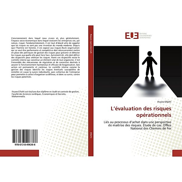 L'évaluation des risques opérationnels, Ihsane Elfathi