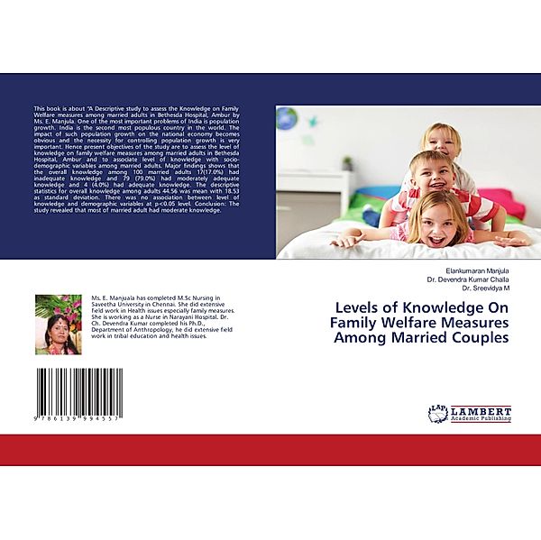 Levels of Knowledge On Family Welfare Measures Among Married Couples, Elankumaran Manjula, Devendra Kumar Challa, M. Sreevidya