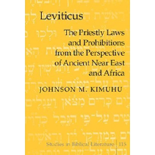 Leviticus, Johnson M. Kimuhu