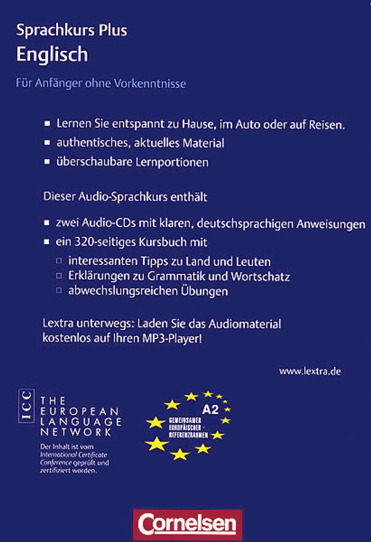lex:tra Sprachkurs Plus Anfänger Englisch, Lehrbuch, 2 Audio-CDs und kostenloser  MP3-Download Buch