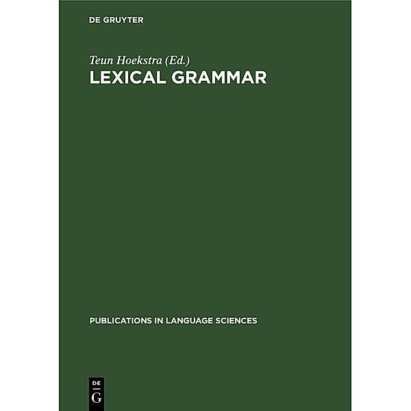 Lexical grammar