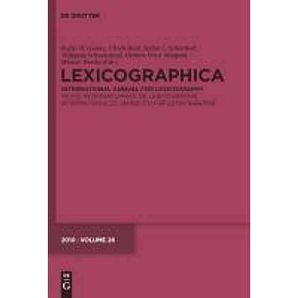 Lexicographica Band 26/ 2010