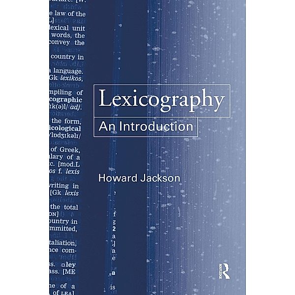 Lexicography, Howard Jackson