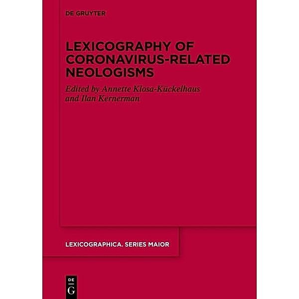 Lexicography of Coronavirus-related Neologisms