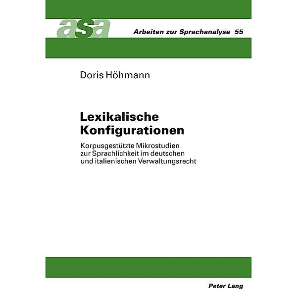 Lexikalische Konfigurationen, Doris Höhmann