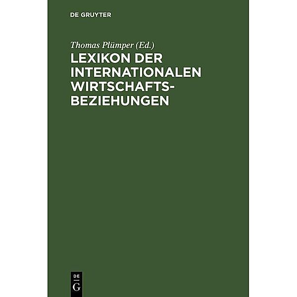 Lexikon der Internationalen Wirtschaftsbeziehungen / Jahrbuch des Dokumentationsarchivs des österreichischen Widerstandes