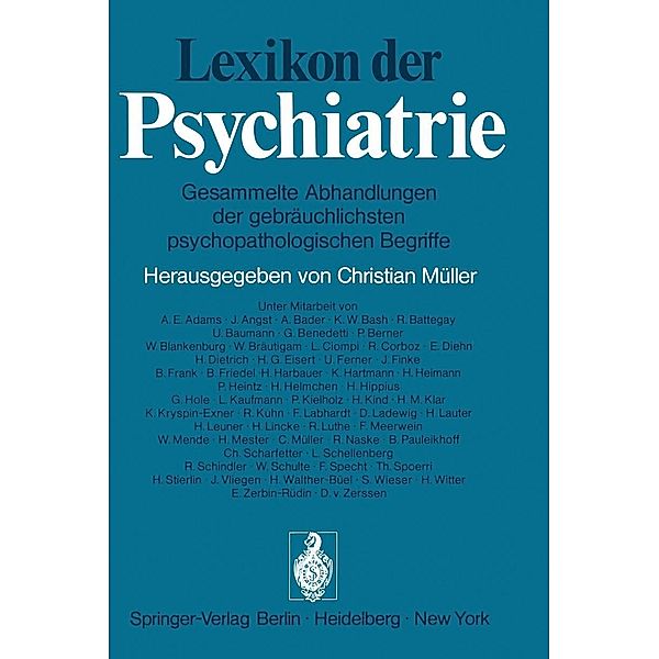 Lexikon der Psychiatrie