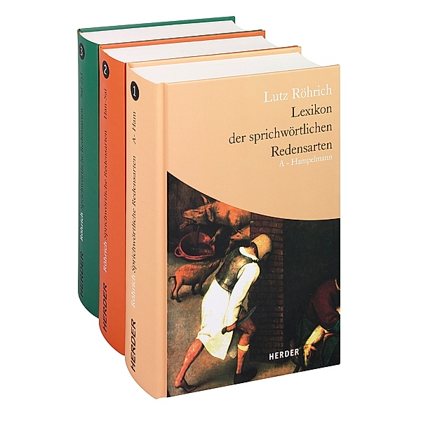 Lexikon der sprichwörtlichen Redensarten, 3 Bände, Lutz Röhrich