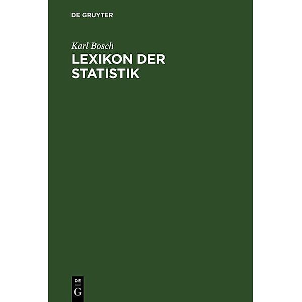 Lexikon der Statistik / Jahrbuch des Dokumentationsarchivs des österreichischen Widerstandes, Karl Bosch