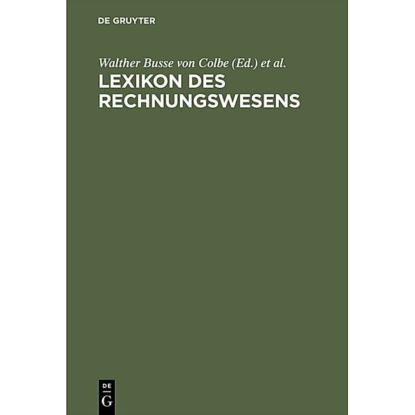 Lexikon des Rechnungswesens