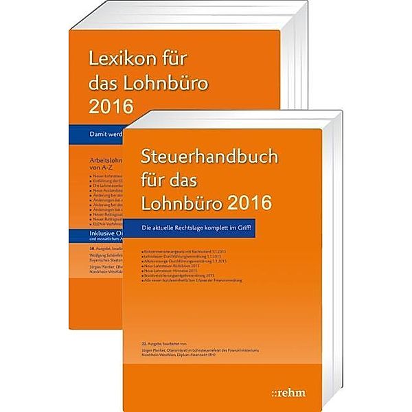 Lexikon für das Lohnbüro / Steuerhandbuch für das Lohnbüro 2016, 2 Bde., Wolfgang Schönfeld, Jürgen Plenker
