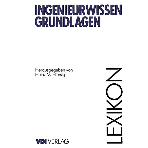 Lexikon Ingenieurwissen-Grundlagen / VDI-Buch