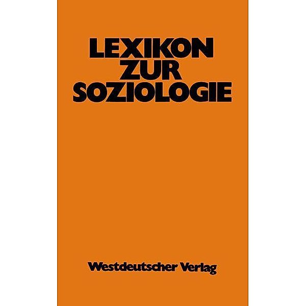 Lexikon zur Soziologie, Werner Fuchs-Heinritz