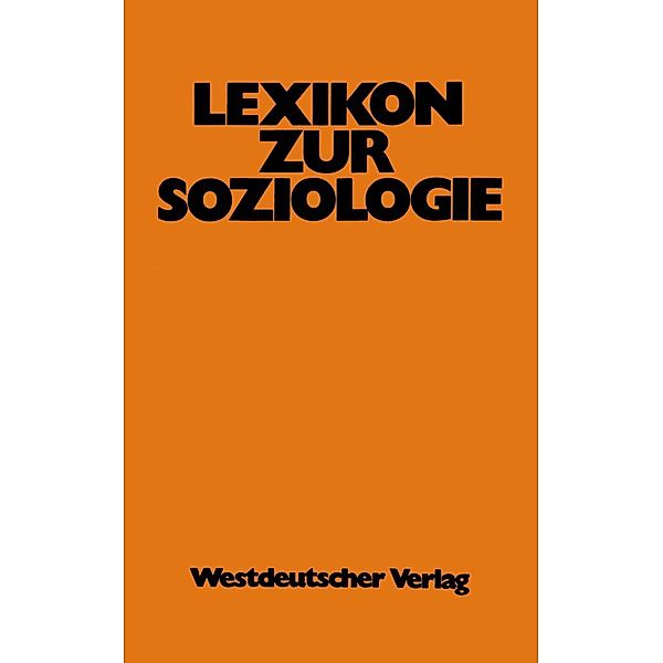 Lexikon zur Soziologie, Werner Fuchs-Heinritz