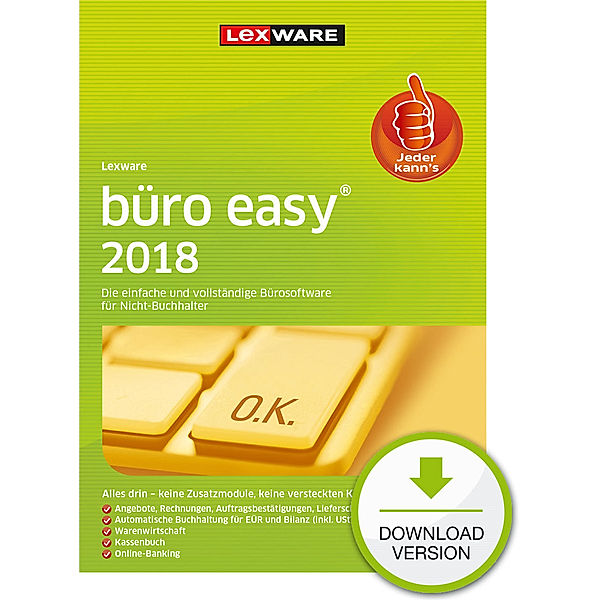 Lexware büro easy 2018 (1Y)