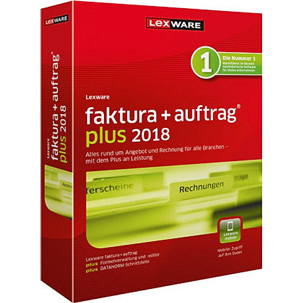 Lexware faktura + auftrag plus 2017, CD-ROM