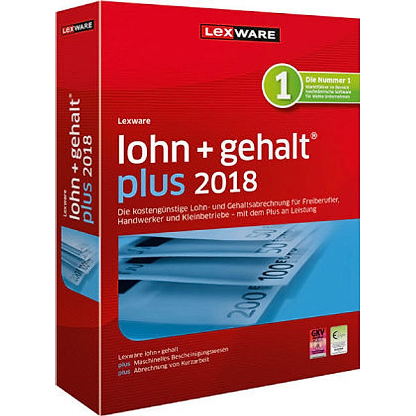 Lexware lohn + gehalt plus 2017, CD-ROM