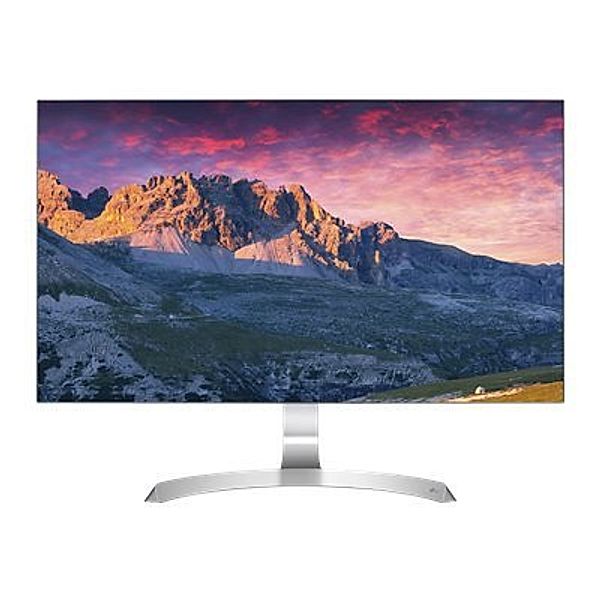 LG 27MP89HM-S 68,58cm 27Zoll TFT LCD AH-IPS LED 16:9 1.920x1.080 1.000:1 5ms analog 2xHDMI D-SUB 2x5W VESA Front schwarz