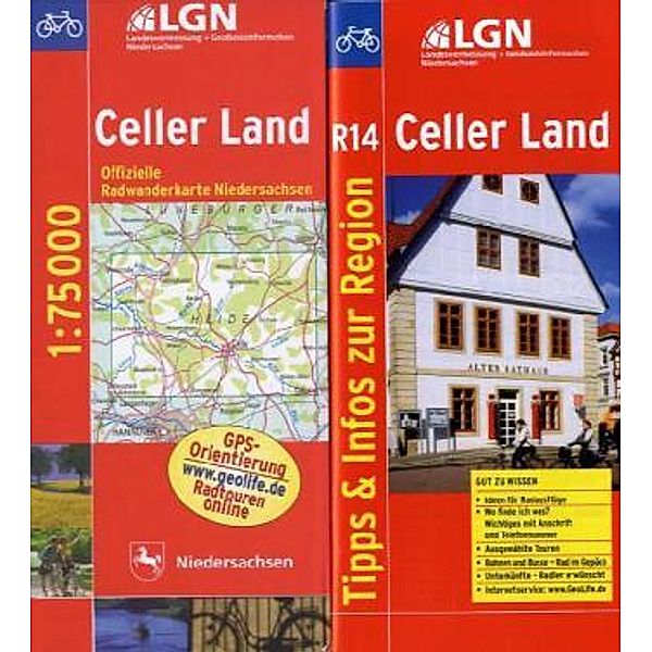 LGN Radwanderkarte Niedersachsen - Celler Land