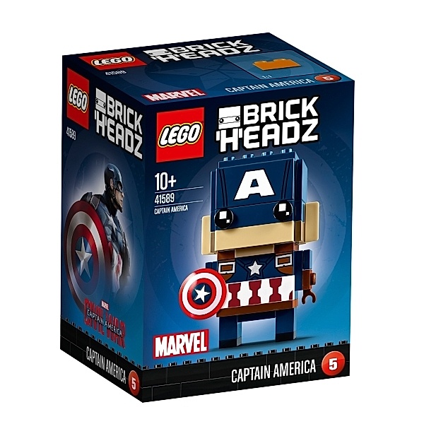 LEGO® LGO Brick Headz Captain America