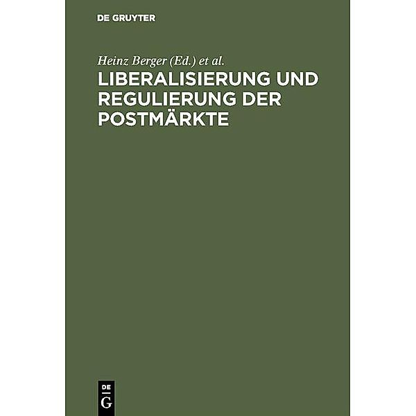 Liberalisierung und Regulierung der Postmärkte / Jahrbuch des Dokumentationsarchivs des österreichischen Widerstandes