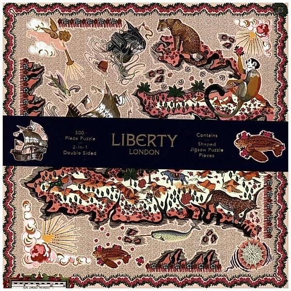 Liberty Maxine 500 Piece Double Sided Puzzle With Shaped Pieces