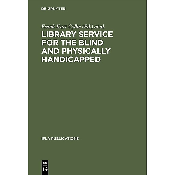 Library service for the blind and physically handicapped