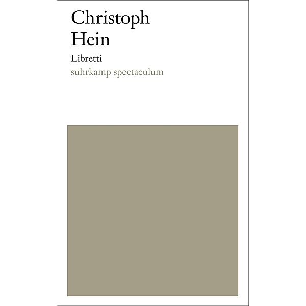 Libretti, Christoph Hein