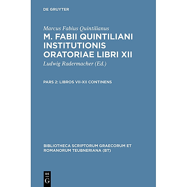 Libros VII-XII continens