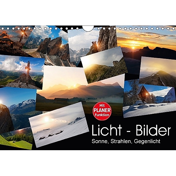Licht - Bilder, Sonne, Strahlen, Gegenlicht (Wandkalender 2018 DIN A4 quer) Dieser erfolgreiche Kalender wurde dieses Ja, Georg Niederkofler