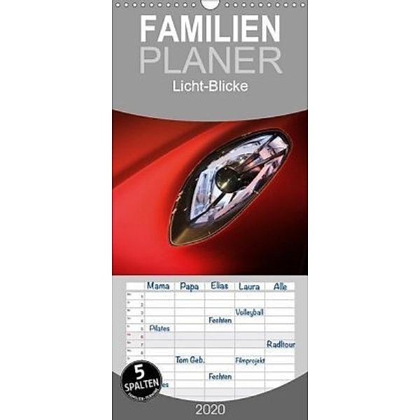 Licht-Blicke - Familienplaner hoch (Wandkalender 2020 , 21 cm x 45 cm, hoch), Jürgen Wolff