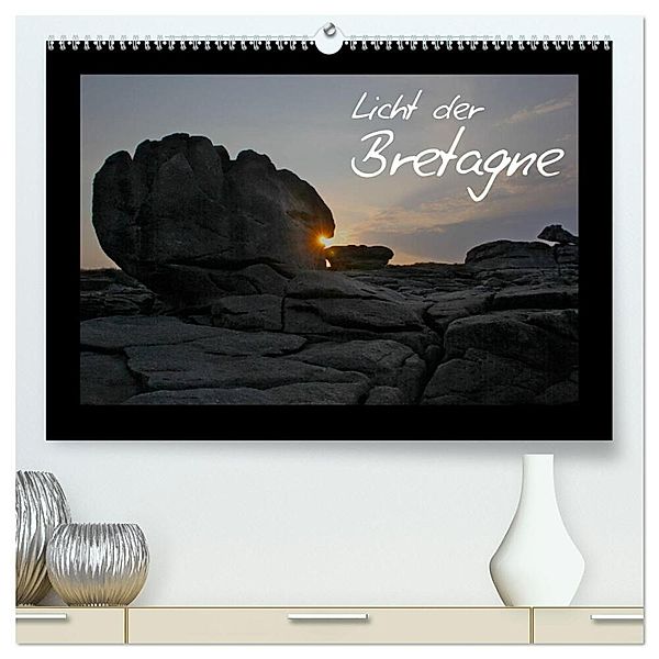 Licht der Bretagne (hochwertiger Premium Wandkalender 2024 DIN A2 quer), Kunstdruck in Hochglanz, Friedolin Baudy