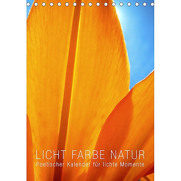 Licht Farbe Natur (Tischkalender 2019 DIN A5 hoch), Babette Reek