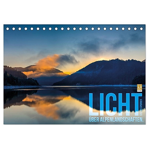 Licht über Alpenlandschaften (Tischkalender 2024 DIN A5 quer), CALVENDO Monatskalender, Stefan Sporrer