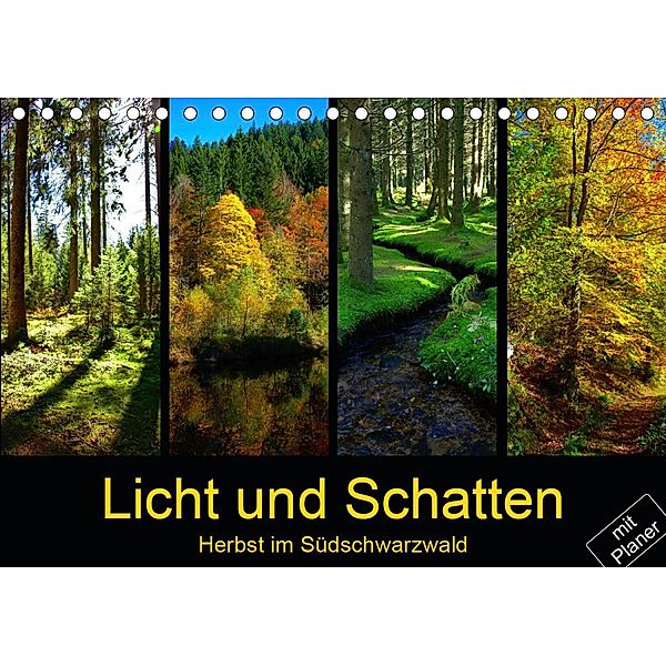 Licht und Schatten - Herbst im Südschwarzwald (Tischkalender 2021 DIN A5 quer), Lost Plastron Pictures