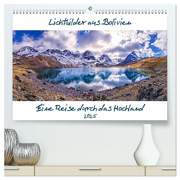 Lichtbilder aus Bolivien (hochwertiger Premium Wandkalender 2025 DIN A2 quer), Kunstdruck in Hochglanz, Calvendo, calvaine8