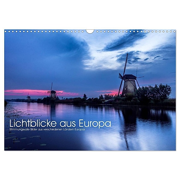 Lichtblicke aus Europa (Wandkalender 2024 DIN A3 quer), CALVENDO Monatskalender, Reemt Peters